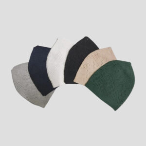 Muslim Skull Cap with Elegant Turkish Design (Pack of 6)